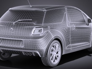 Citroen 3DS 2015 vray 3D 모델