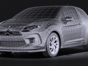 Citroen 3DS 2015 vray 3D 모델