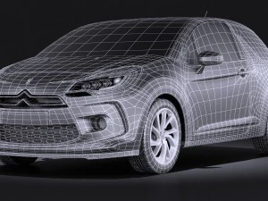 Citroen 3DS 2015 vray 3D Model
