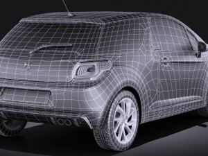 Citroen 3DS 2015 vray 3D 모델