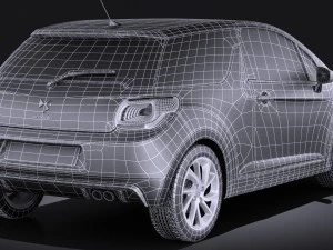 Citroen 3DS 2015 vray 3D Model