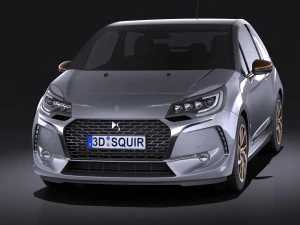 Citroen DS3 2016 vray 3D Model