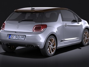 Citroen DS3 2016 vray Modelo 3D