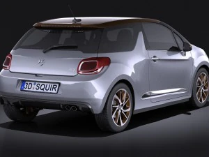 Citroen DS3 2016 vray 3D Model