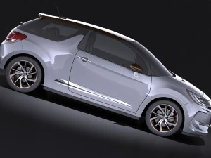 Citroen DS3 2016 vray 3D Model