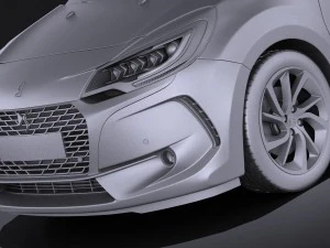 Citroen DS3 2016 vray 3D Model