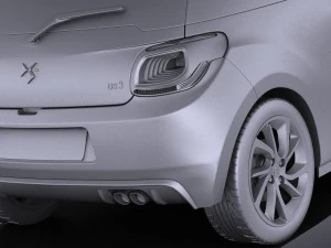 Citroen DS3 2016 vray 3D Model