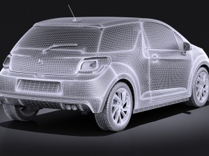 Citroen DS3 2016 vray Modelo 3D