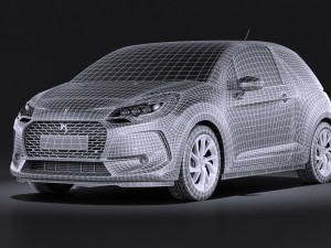 Citroen DS3 2016 vray Modelo 3D