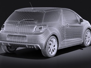 Citroen DS3 2016 vray Modelo 3D