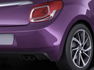 Citroen DS3 Cabrio 2015 Vray 3D Model