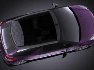 Citroen DS3 Cabrio 2015 Vray 3D Model