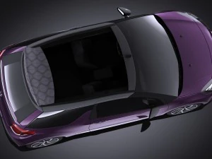 Citroen DS3 Cabrio 2015 Vray 3D Model