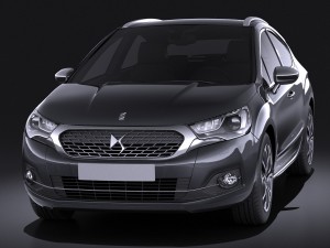 Citroen DS4 2016 vray Modèle 3D