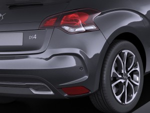 Citroen DS4 2016 vray Modèle 3D