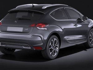 Citroen DS4 2016 vray Modèle 3D