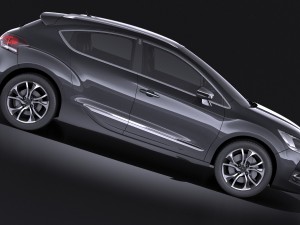 Citroen DS4 2016 vray Modèle 3D