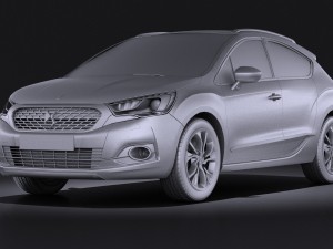 Citroen DS4 2016 vray Modèle 3D