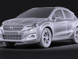 Citroen DS4 2016 vray Modèle 3D