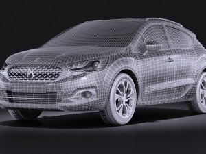 Citroen DS4 2016 vray Modèle 3D