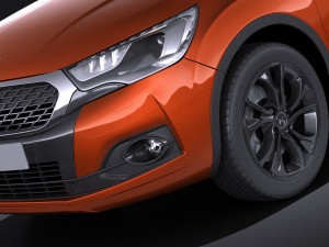 Citroen DS4 Crossback 2016 vray Modelo 3D