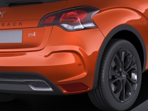 Citroen DS4 Crossback 2016 vray Modelo 3D