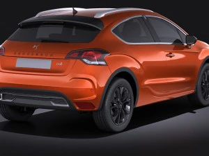 Citroen DS4 Crossback 2016 vray 3D Model