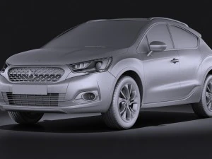 Citroen DS4 Crossback 2016 vray 3D Model