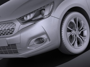 Citroen DS4 Crossback 2016 vray Modelo 3D