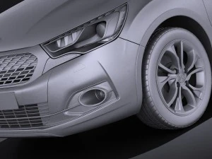 Citroen DS4 Crossback 2016 vray 3D Model