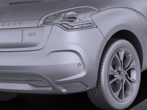 Citroen DS4 Crossback 2016 vray Modelo 3D