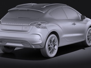 Citroen DS4 Crossback 2016 vray Modelo 3D