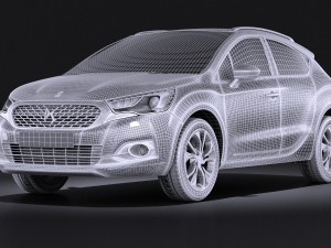 Citroen DS4 Crossback 2016 vray Modelo 3D