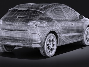 Citroen DS4 Crossback 2016 vray Modelo 3D