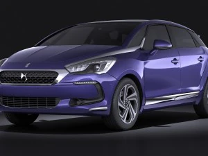 Citroen DS5 2016 v-ray Modello 3D
