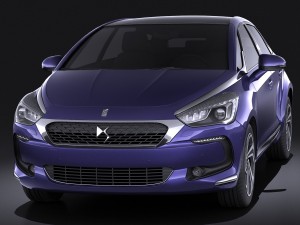 Citroen DS5 2016 vray 3D Model