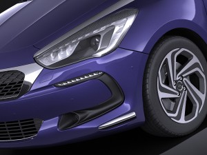 Citroen DS5 2016 vray 3D Model