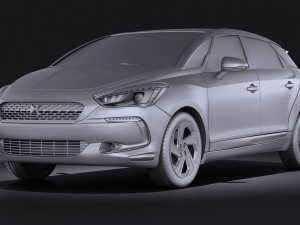 Citroen DS5 2016 vray 3D Model