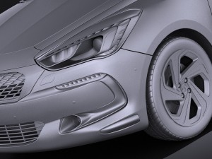 Citroen DS5 2016 vray 3D Model