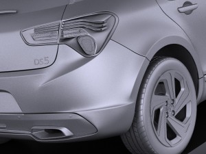 Citroen DS5 2016 vray 3D Model