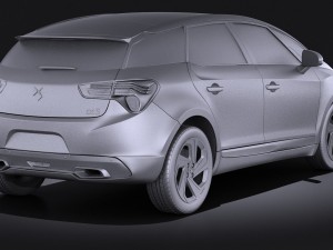 Citroen DS5 2016 vray 3D Model