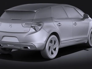 Citroen DS5 2016 vray 3D Model