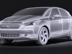 Citroen DS5 2016 vray 3D Model