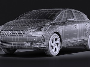 Citroen DS5 2016 vray 3D Model