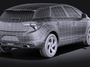 Citroen DS5 2016 vray 3D Model