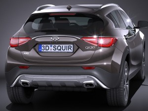 Infiniti QX30 2017 3D Модель