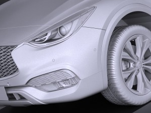 Infiniti QX30 2017 3D Модель