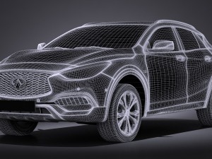 Infiniti QX30 2017 3D Модель