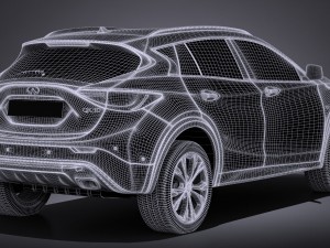 Infiniti QX30 2017 3D Модель