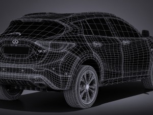 Infiniti QX30 2017 3D Модель